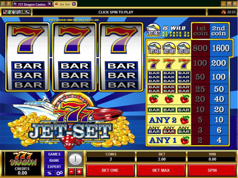 Jetset slot machine